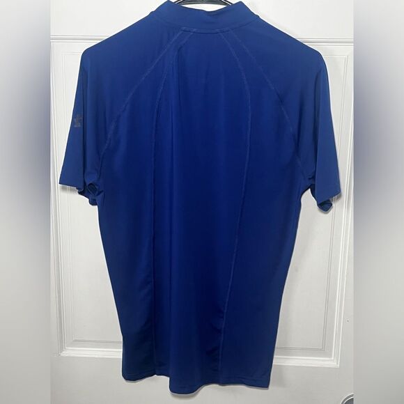 Under Armour Baywatch 1/2 Zip Rashguard Size L Blue - Picture 3 of 7